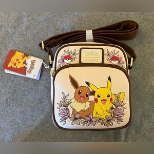 Loungefly Eevee & Pikachu Crossbody Bag